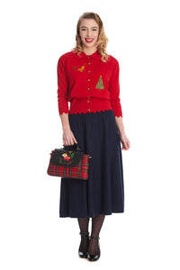 Banned Retro Tellerrock Knit Dream Navy
