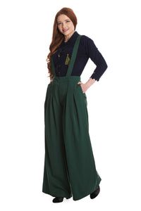 Banned Retro Palazzo Hose Diamond Grün