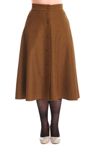 Banned Retro Rock Book Worm Khaki