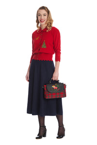 Banned Retro Tellerrock Knit Dream Navy