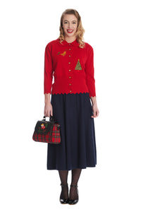 Banned Retro Tellerrock Knit Dream Navy