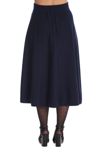 Banned Retro Tellerrock Knit Dream Navy