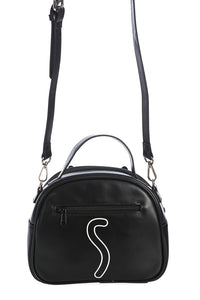 Banned Alternative Schultertasche Haru Schwarz