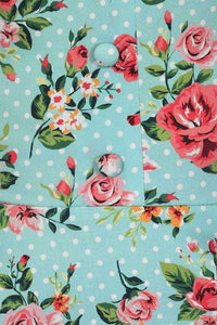 Hearts & Roses London Neckholder Kleid Heidi Floral Swing Dress