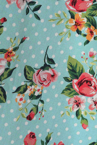 Hearts & Roses London Neckholder Kleid Heidi Floral Swing Dress