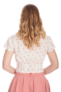 Banned Retro Bluse Cherry Amour