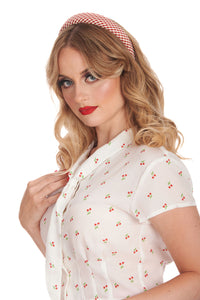 Banned Retro Bluse Cherry Amour