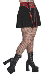 Banned Alternative Mini Faltenrock Isadora Tartan