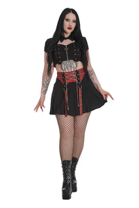 Banned Alternative Mini Faltenrock Isadora Tartan