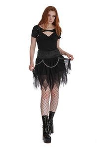 Banned Alternative Top Lunar Serenade Cut Out