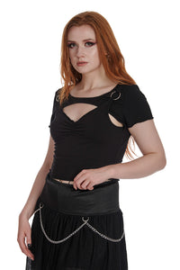 Banned Alternative Top Lunar Serenade Cut Out