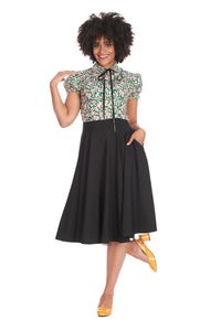 Banned Retro Tellerrock Sway Swing Schwarz