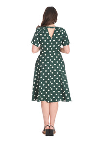 Banned Retro Swingkleid Spot Set Sail Grün