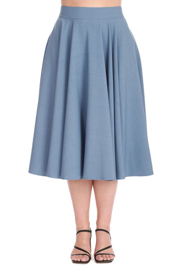 Banned Retro Tellerrock Sway Swing Blau