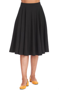Banned Retro Tellerrock Sway Swing Schwarz