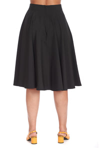 Banned Retro Tellerrock Sway Swing Schwarz