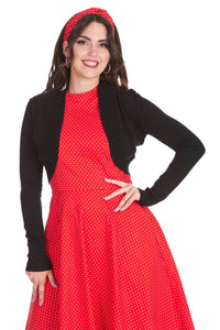 Banned Retro Bolero Betty Schwarz