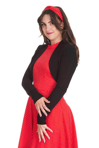 Banned Retro Bolero Betty Schwarz