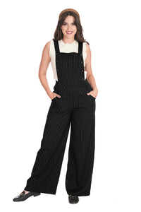 Banned Retro Latzhose Stripe Sail Dungarees