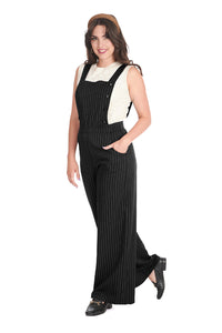 Banned Retro Latzhose Stripe Sail Dungarees