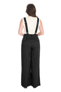Banned Retro Latzhose Stripe Sail Dungarees