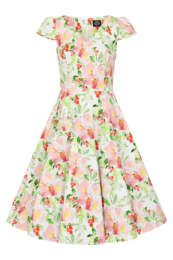Hearts & Roses London Kleid Larisa Floral Swing Dress