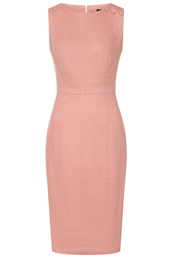 Hearts & Roses London Bleistiftkleid Elodie Polka Dot Wiggle