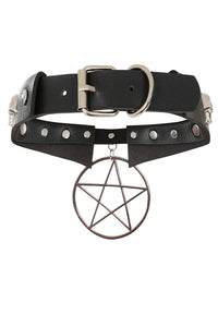 Banned Alternative Halsband Restrict Pentagram Choker