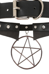 Banned Alternative Halsband Restrict Pentagram Choker