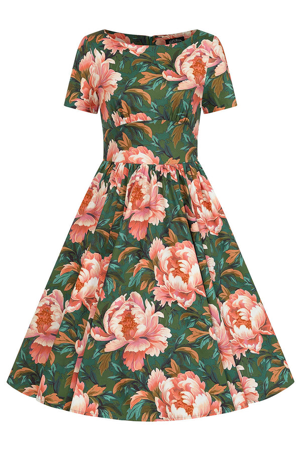 Hearts & Roses London Swing Kleid Norah Floral