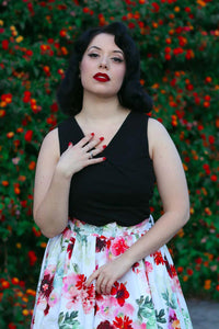 Hearts & Roses London Top Maddison Schwarz