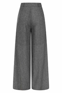 Banned Retro Palazzo Hose Lori Herringbone Trousers