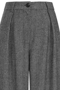 Banned Retro Palazzo Hose Lori Herringbone Trousers