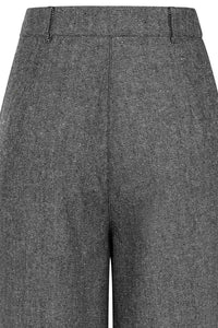 Banned Retro Palazzo Hose Lori Herringbone Trousers