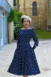 Hearts & Roses London Swing Kleid Blakely Polka Dot