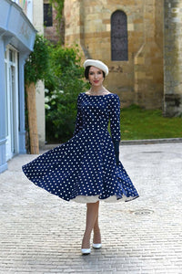 Hearts & Roses London Swing Kleid Blakely Polka Dot