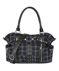 Banned Alternative Schultertasche Rise Up Grau