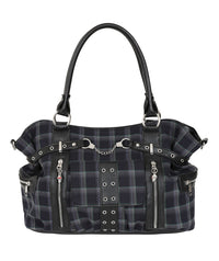 Banned Alternative Schultertasche Rise Up Grau
