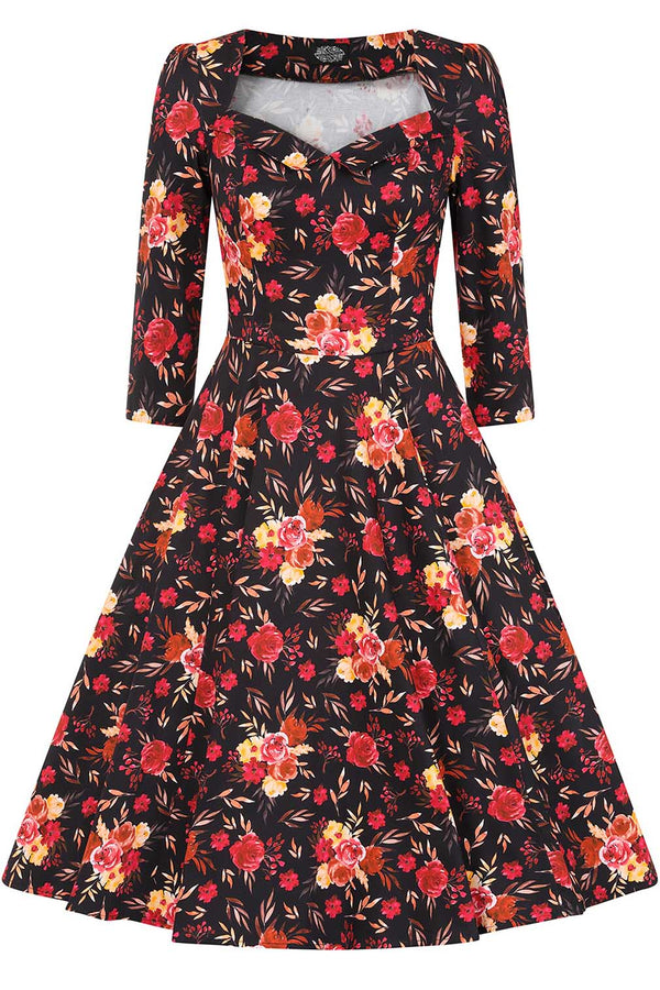 Hearts & Roses London Swing Kleid Margot Floral