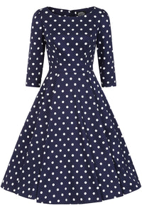 Hearts & Roses London Swing Kleid Blakely Polka Dot