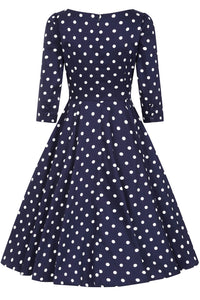 Hearts & Roses London Swing Kleid Blakely Polka Dot