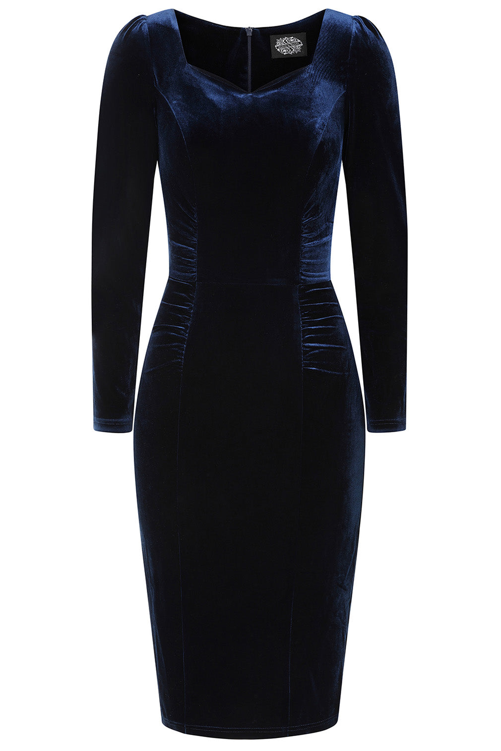Hearts & Roses London Bleistiftkleid Tia Velvet Wiggle Dress
