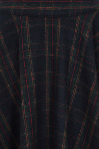 Banned Retro Rock Cary School Checks Dunkelblau