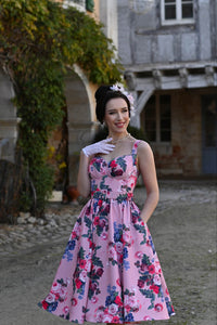 Hearts & Roses London Swing Kleid Rosabelle Bloom