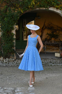 Hearts & Roses London Swing Kleid Marlene Polka Dot