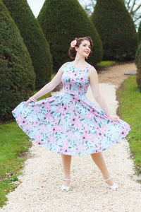 Hearts & Roses London Swing Kleid Claudette Blossom
