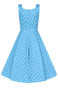 Hearts & Roses London Swing Kleid Marlene Polka Dot