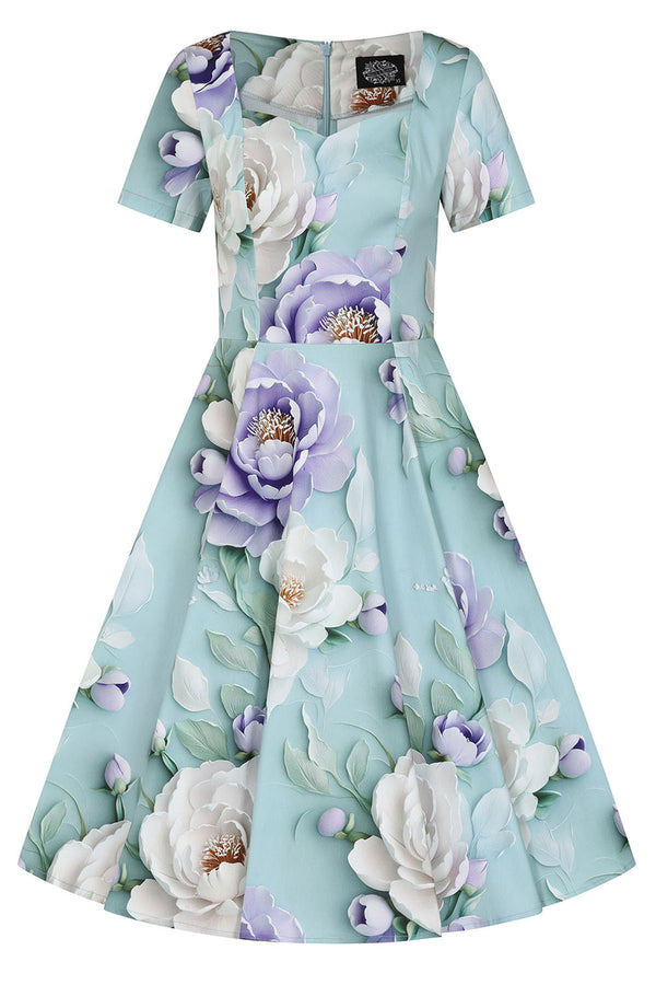 Hearts & Roses London Swing Kleid Lavender Peony