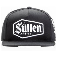 Sullen Clothing Snapback Cap Last Rites Schwarz-Weiß