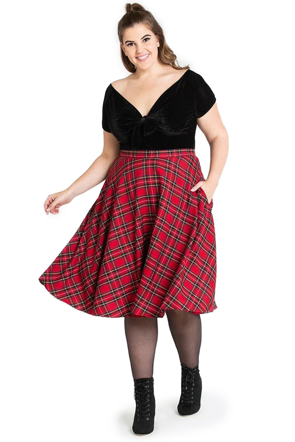 Hell Bunny Rock Irvine 50's Skirt Rot